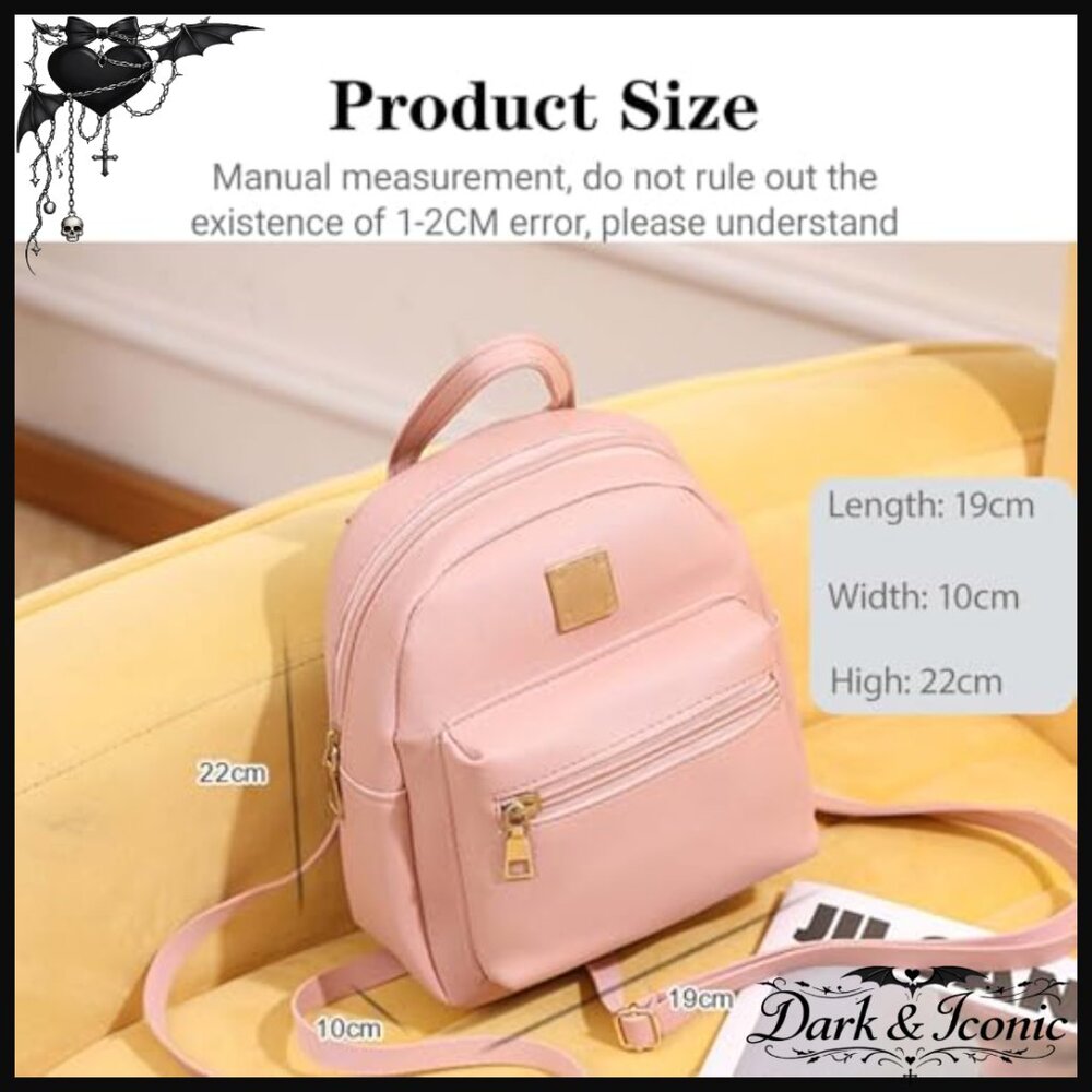 Mini Backpack Purse With Multiple Pockets, Waterp… - image 3